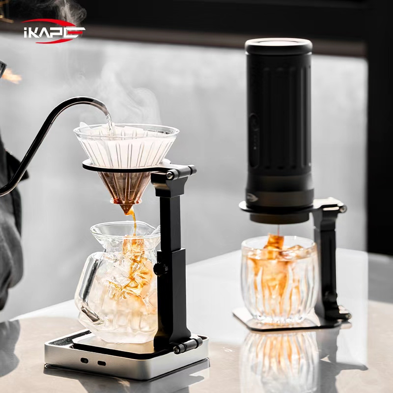 Coffee Equipment Pour Over - IKAPE ポータブルスタンド、ハリオフィルターペーパー/エアロプレスコーヒーメーカー用。ドリップコーヒー/カポK2ポータブルコーヒーメーカーに最適。