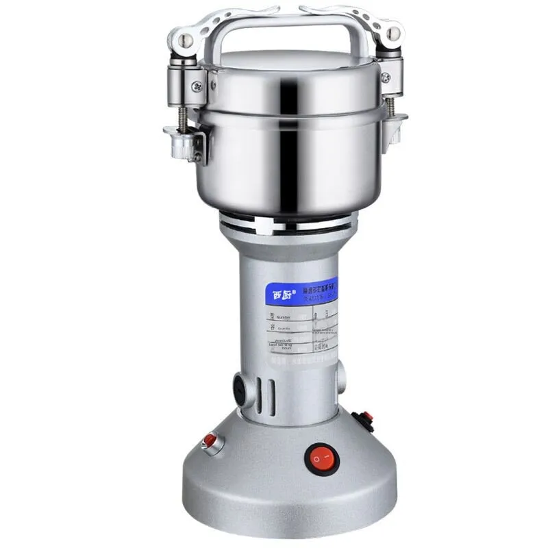 Coffee Grinder Burr Flat - 150 グラム穀物スパイスシリアルコーヒードライフードグラインダーマシン製粉機家庭用豆エスプレッソ電気薬粉砕機 1200 ワット