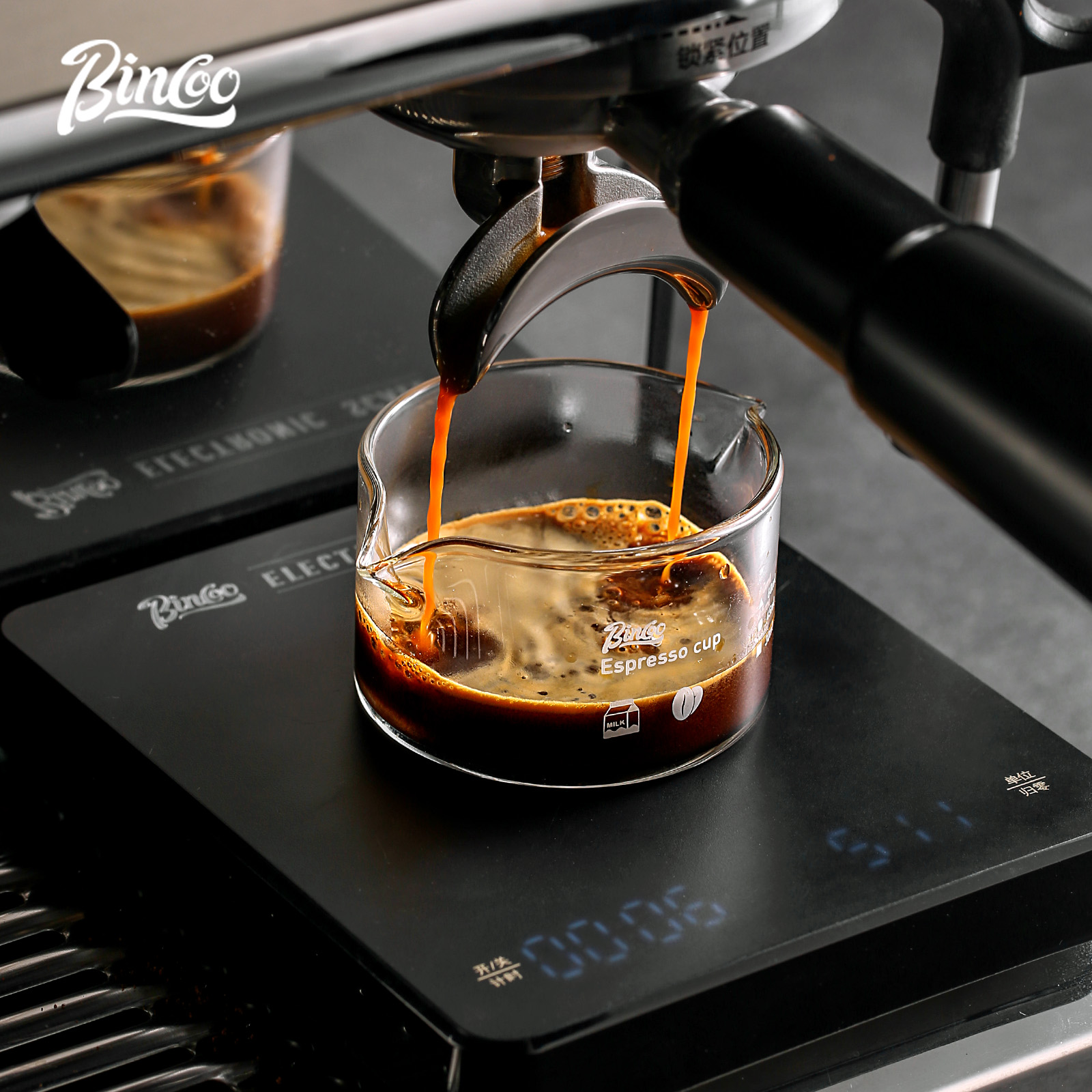 BINCOO 90ml ダブル注ぎ口 エスプレッソ計量カップ - Espresso Shot Glass のレビューと価格