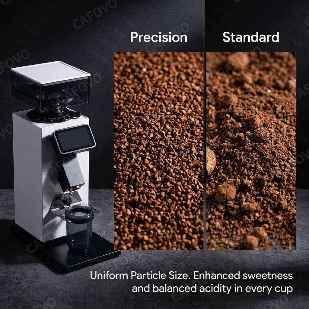 CAFOVO G964F タイマー式コーヒー粉砕機 64mm - Coffee Grinder Burr Flat のレビューと価格