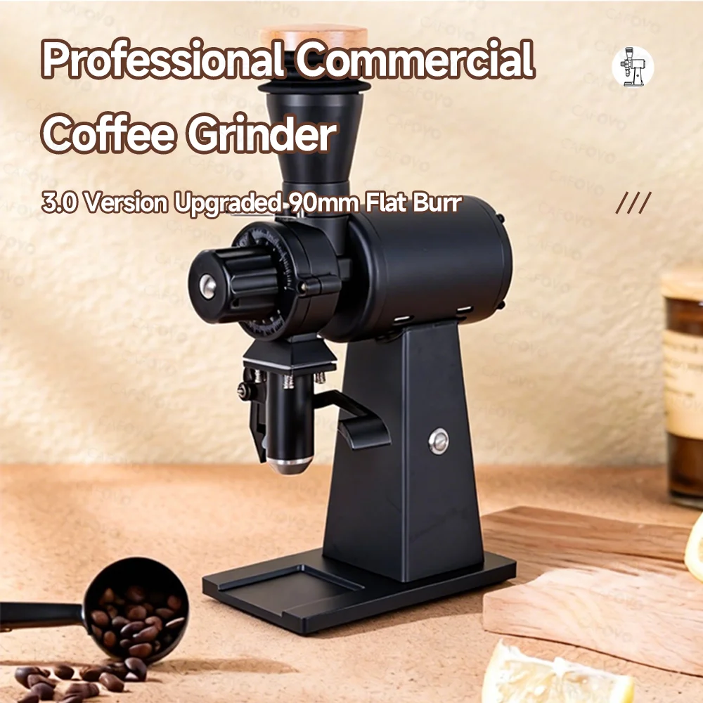 CAFOVO G290F ストレートドロップコーヒー豆グライ - Coffee Grinder Burr Flat のレビューと価格