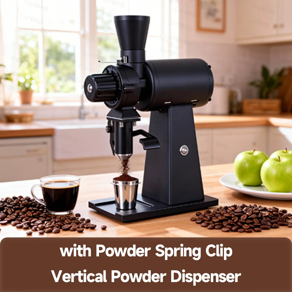 CAFOVO G290F ストレートドロップコーヒー豆グライ - Coffee Grinder Burr Flat のレビューと価格