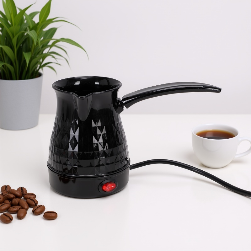 110V対応の電気式トルココーヒーポット、600ml、ステン - Coffee Equipment For Camping のレビューと価格